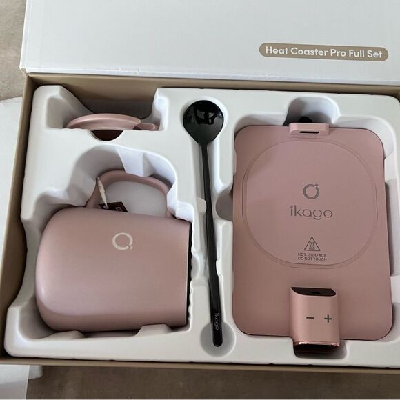 Ikago Heat Coaster Pro Full Set - Smart Mug - New In Box - Picture 1 of 4